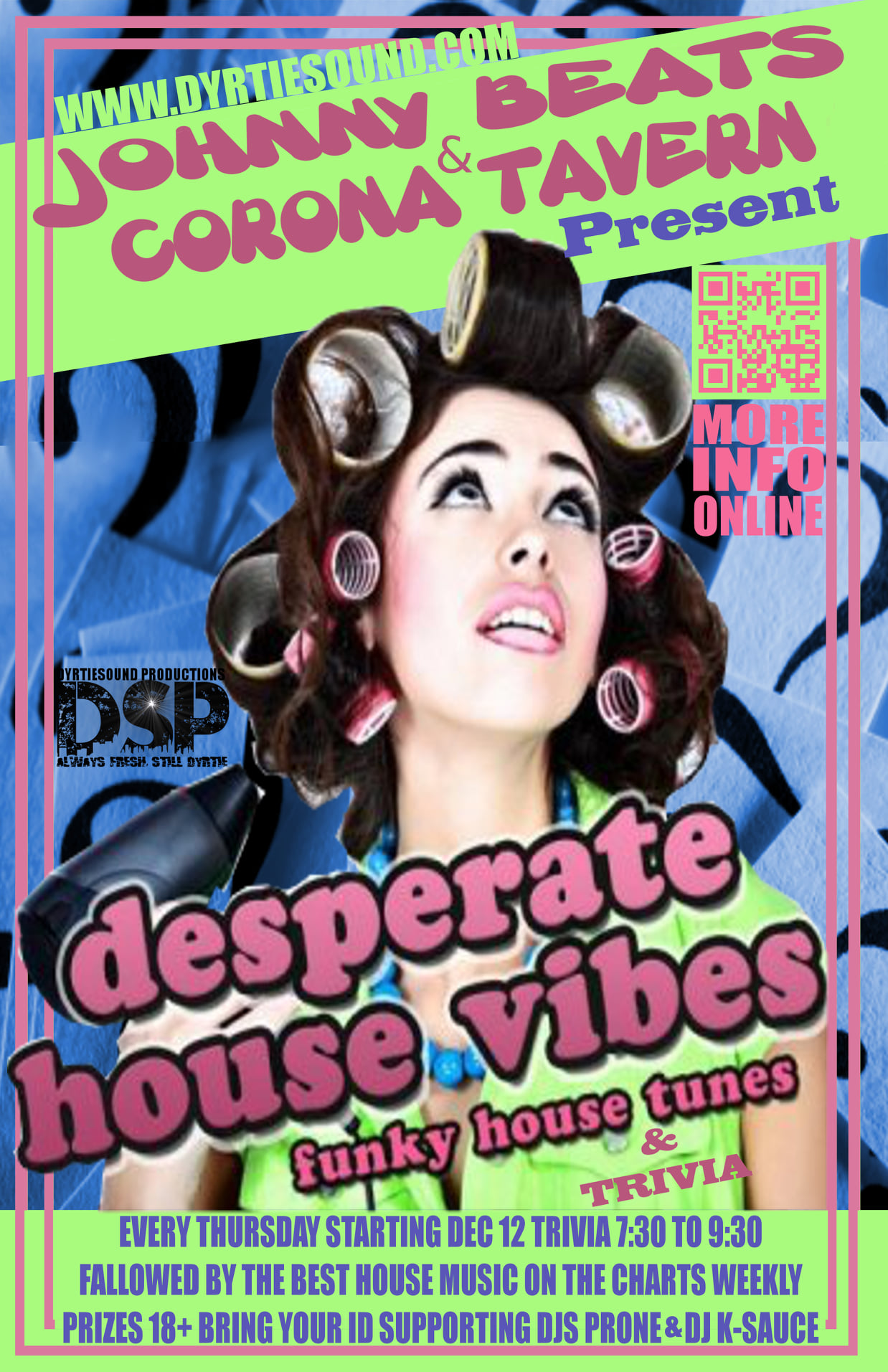 Event poster — Desperate House Vibes